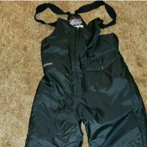 VTG Joe Rocket Sportsgear Men's Black Insulated Snow Bibs Overalls - Size L